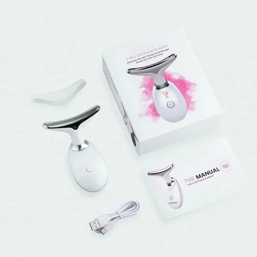 Ivret - Masseur facial LED tonifiant