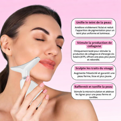 Ivret - Masseur facial LED tonifiant
